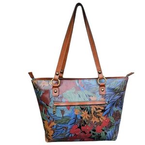 Patricia Nash Multicolor Floral Tote